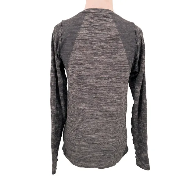 Kari Traa Marit Long Sleeve Grey Athletic Top T-Shirt Size Medium - Image 4