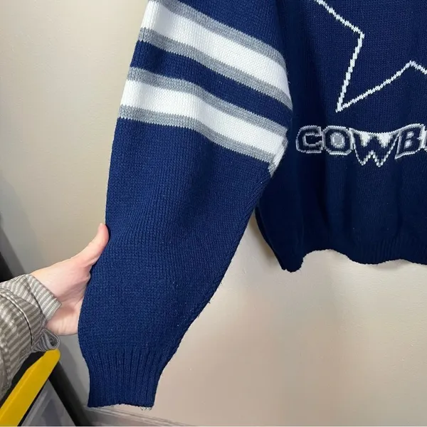 Vintage Barrel II Dallas‎ Cowboys Football Sweater XL - Image 7