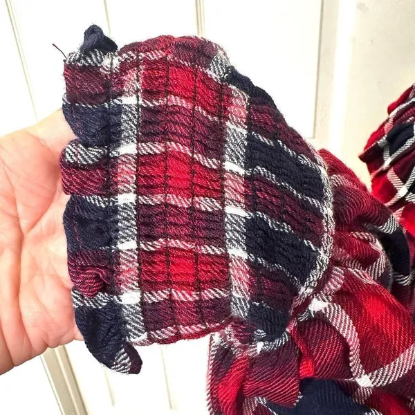 Free People Charlie ruffle plaid top NWT size XS - Image 8