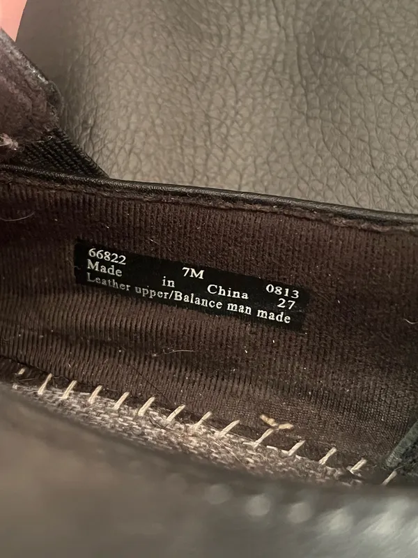 Clark’s black leather shoes - Image 4