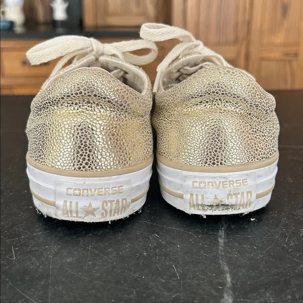 Converse Chuck‎ Taylor All Stars Madison low top sneaker gold cream women’s 8 - Image 5