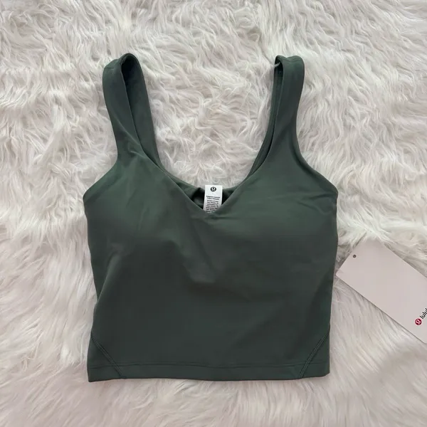 Lululemon Align Tank Top Grey Eucalyptus Size 2 - Image 2