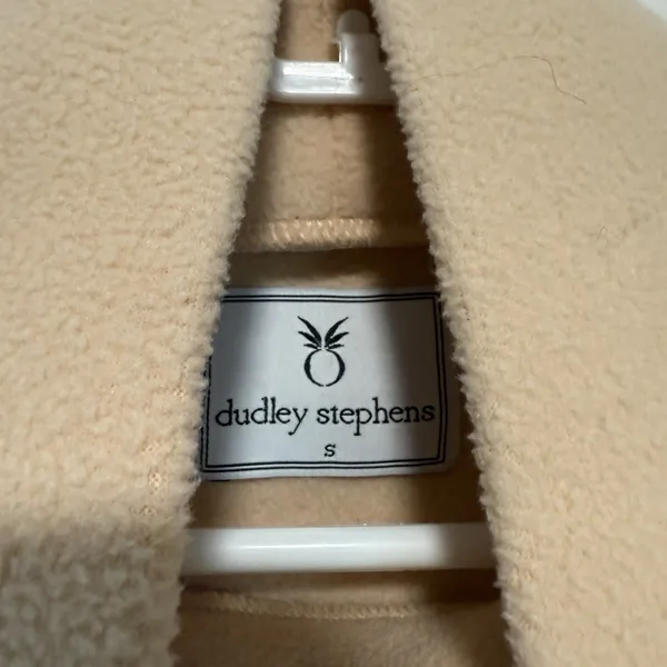 Dudley Stephens‎ Park Slope Cream Vello Fleece Turtleneck Size Small - Image 4