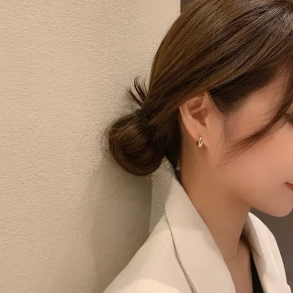 15mm Small Huggie Hoop Earrings for Women - Image 4