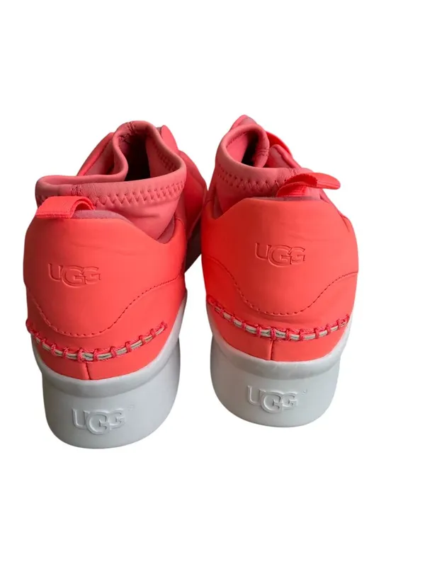 UGG Neon Orange Pink Hi Top Sneakers Size US 9 - Image 6
