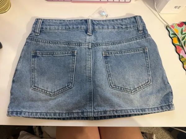 Edikted Jean Skirt Mini - Image 4