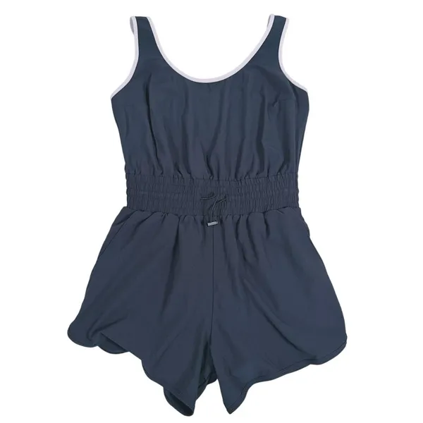 Abercrombie Traveler Athletic Romper Size Small Petite Black Tennis Pickleball - Image 2
