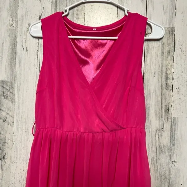 Mesh maxi dress Pink Size L - Image 7
