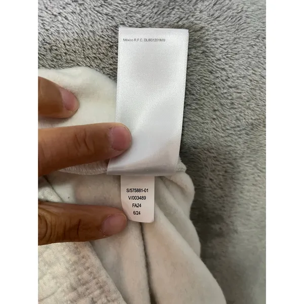 Athleta Easy Fleece Cargo Pants XL Gray Mid Rise Drawstring Lounge‎ Athleisure - Image 8