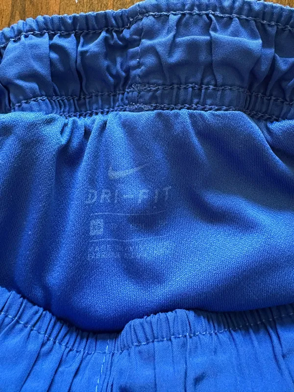 Nike Blue Dri-Fit Athletic Shorts  - Image 7