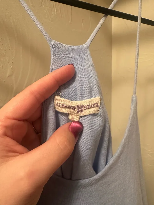 Altar'd State Blue Lace Tank Top - Image 3