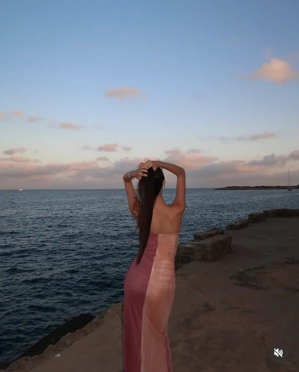 Zara dress maxi midi corset fitted bodycon mauve beige wedding party cocktail - Image 7