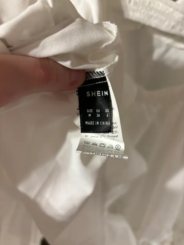 White Babydoll Mini Dress - Image 3