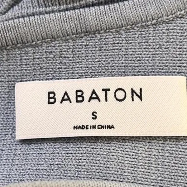 Babaton Women's Blue and Grey Crop-top - Image 3
