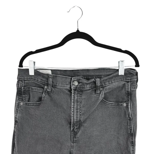 Gap Vintage Flare Women's Black High Rise Straight Leg Denim Jeans Pants Size 32 - Image 3