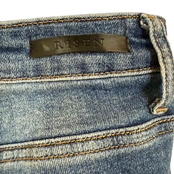 Risen Jeans Straight Distressed Ankle Women’s Jeans Size 30/11 - Image 5