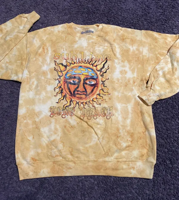 Sublime Tie Dye Sweatshirt Size Large - Image 2