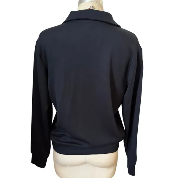 Softies DreamTech Johnny Collar Shirt in Black Size Medium - Image 3