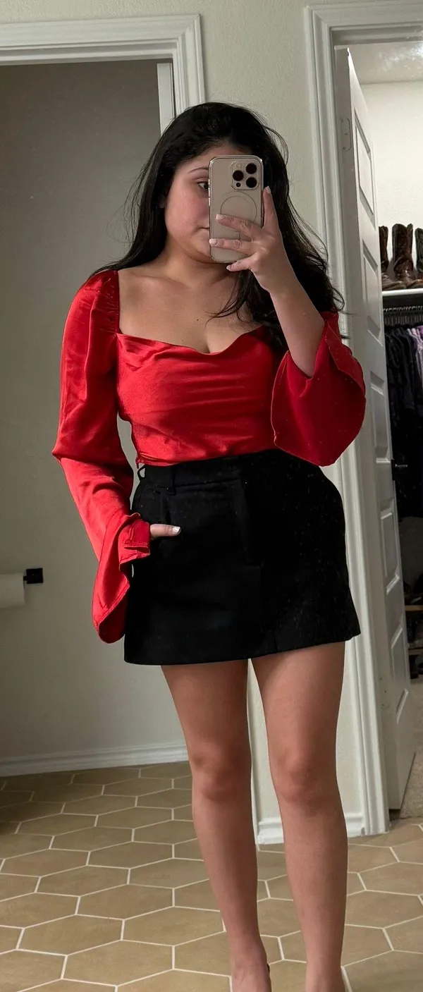 These Three Boutique Red Top - Image 3