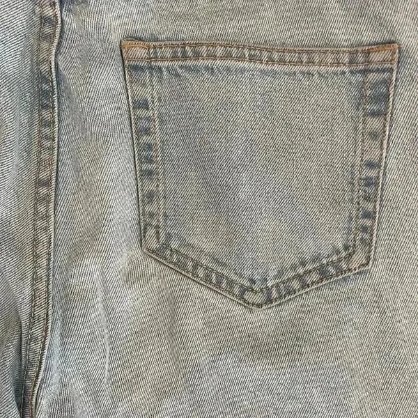 ZARA Straigt Leg High Rise Ankle Boyfriend Women’s Denim Blue Jeans Sz 4 #1673 - Image 12