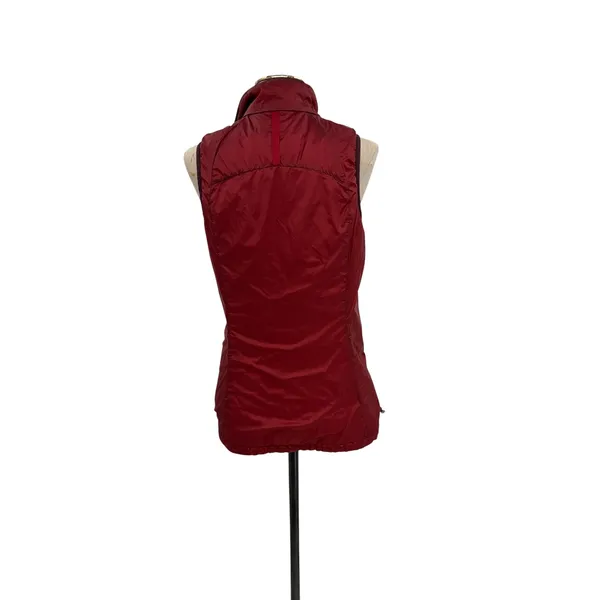 Lululemon Layer Up Reversible Vest‎ Burgundy Red Insulated Full Zip Size 6 - Image 12