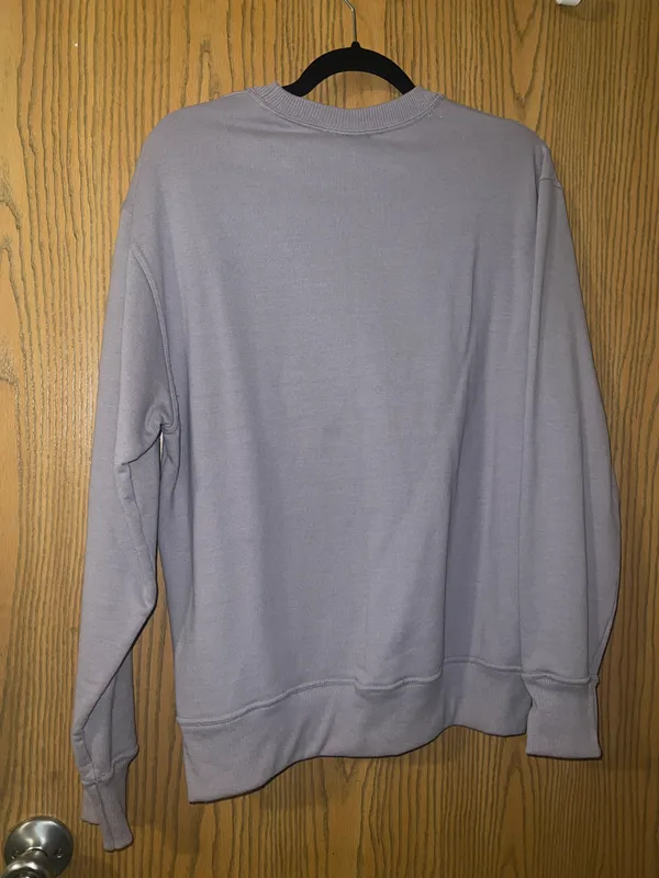 Light Purple Crew Neck Sweatshirt - Image 5