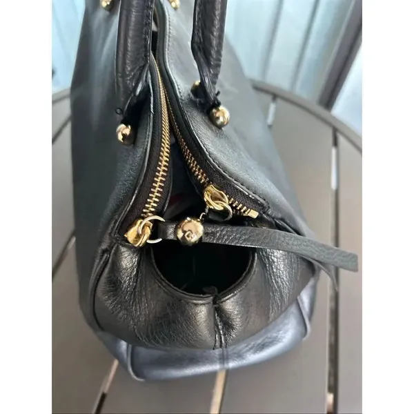 Kate Spade NY Textured Black Leather Satchel - Image 11