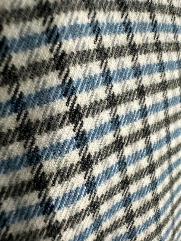 a new day Plaid Single-Button Blazer in Blue and Black. - Image 7
