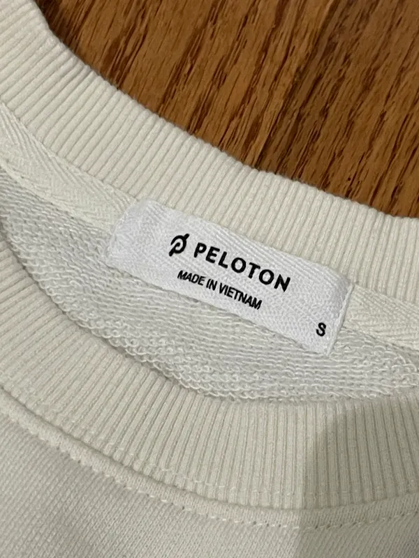 Peloton New White And Pink Sweatshirt S - Image 5