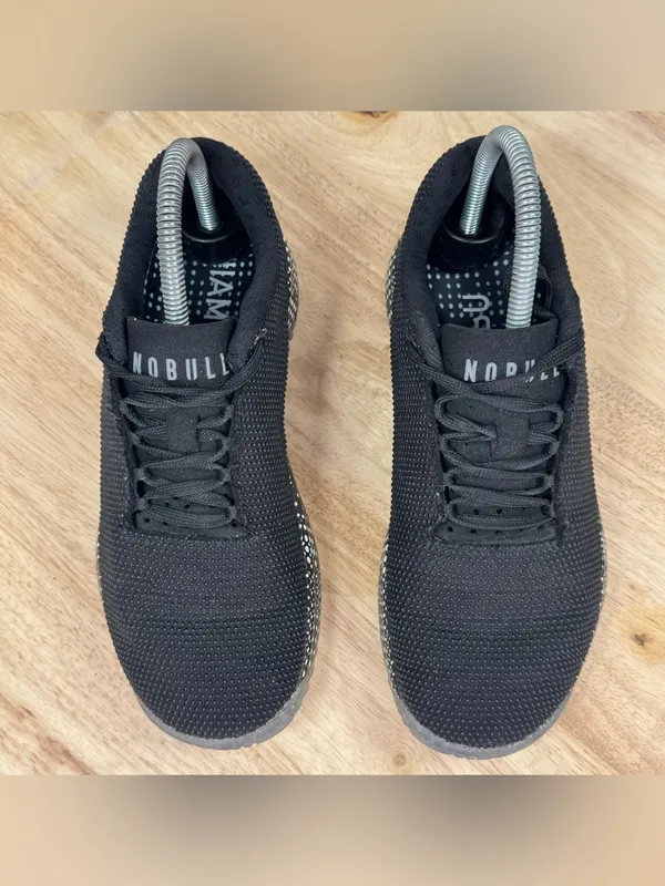NoBull Outwork Low Top Lace Up Training Sneakers Black Dot Women 7 Men 5.5 - Image 4