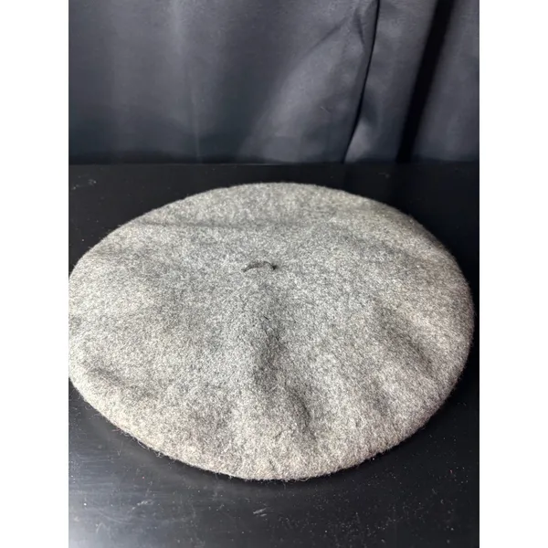 Betmar‎ New York Wool Beret Gray 100% Pure New Wool Hat K512 RN 29219 - Image 5