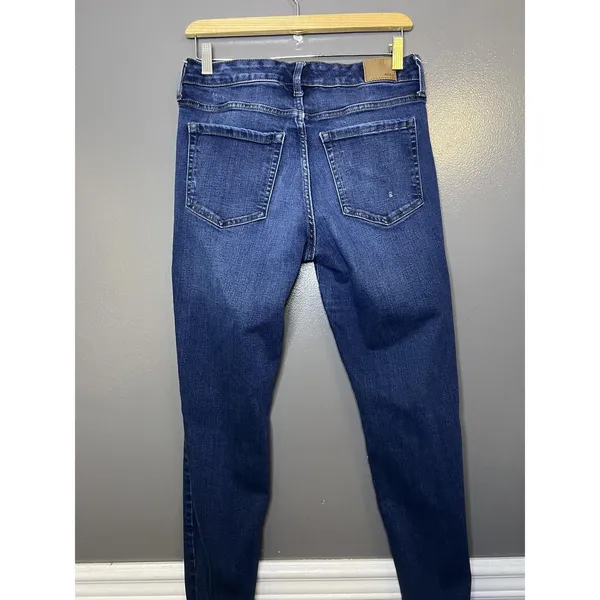 Aeropostale High Rise Jegging Jeans Womens 10 Medium Wash Blue Stretch Denim - Image 4