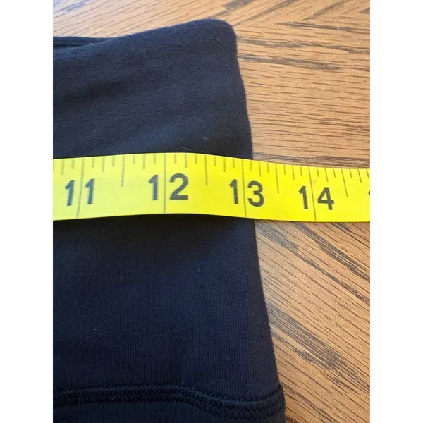 Lululemon Ruched Stacked Leggings Womens 6 Black High Rise Yoga Pants W5BCNS - Image 4