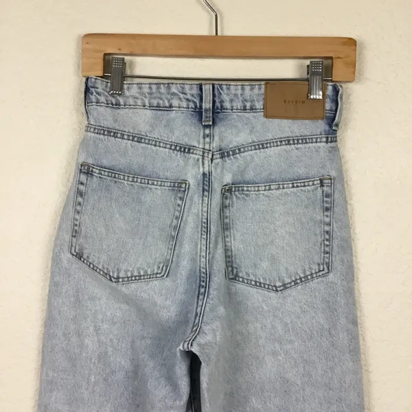 Denim Vintage Women’s Jeans Size 2 Light Blue Washed Cotton High Waisted - Image 7