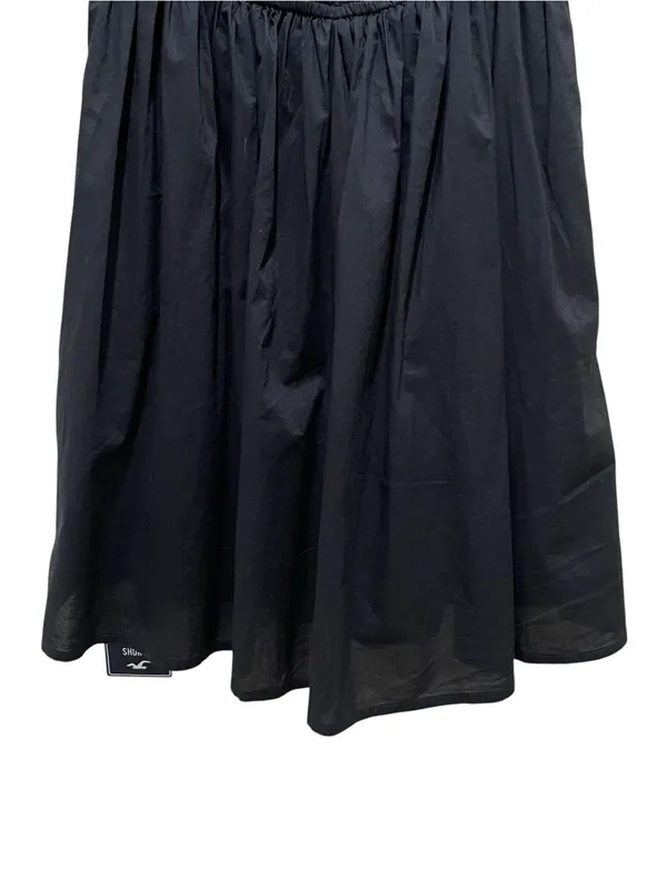 Hollister Puff Sleeve Fit & Flare Mini Dress Black Women’s Size Small - Image 2