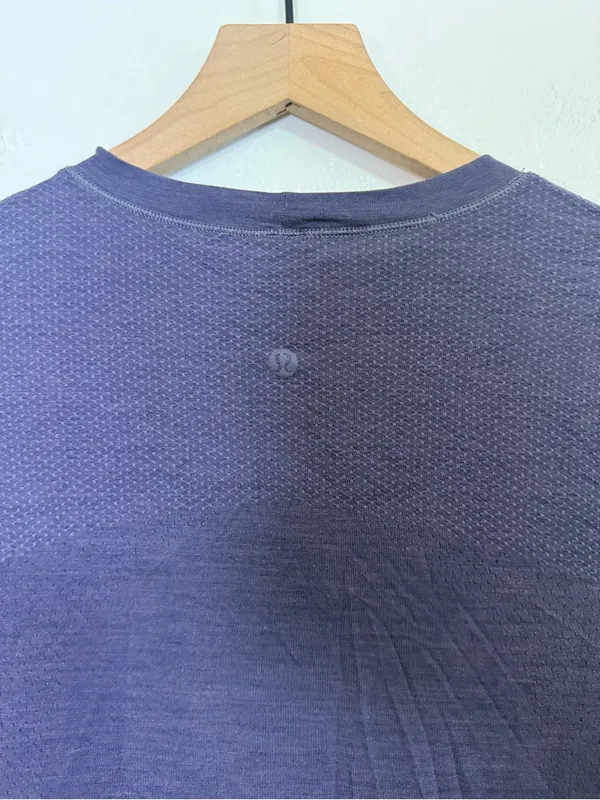 Lululemon Swiftly Wool Long-Sleeve Shirt *Waist Length Nightfall / Nightfall - Image 4