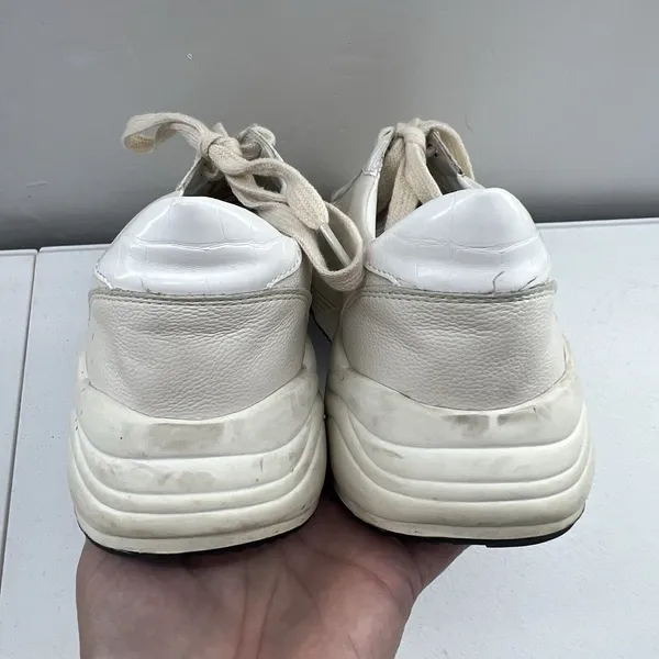 White‎ Raven Size 7.5 Sneakers Fashion Style Tennis Shoes Star Women's Lace Up - Image 9