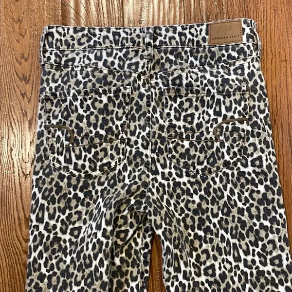 American Eagle leopard high rise jegging jean 4 - Image 12