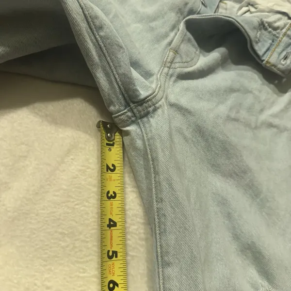 Levi's Waterless Ribcage Straight Ankle Sz 29 - Image 6