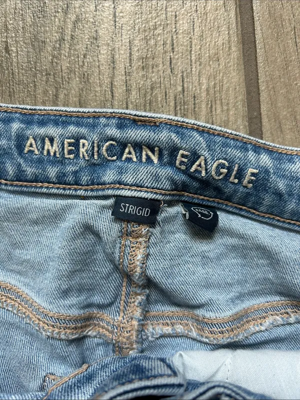 American Eagle Outfitters Light Blue Straight Jeans - Image 2