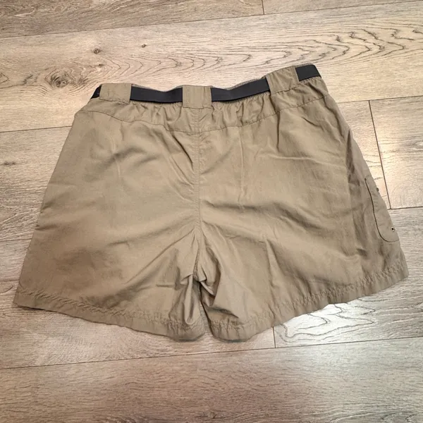 Columbia Womens Khaki Quick Dry Cargo Shorts‎ Size XLarge Belted Outdoor Hiking - Image 2