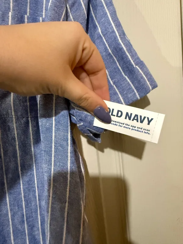 Blue old navy dress - Image 4