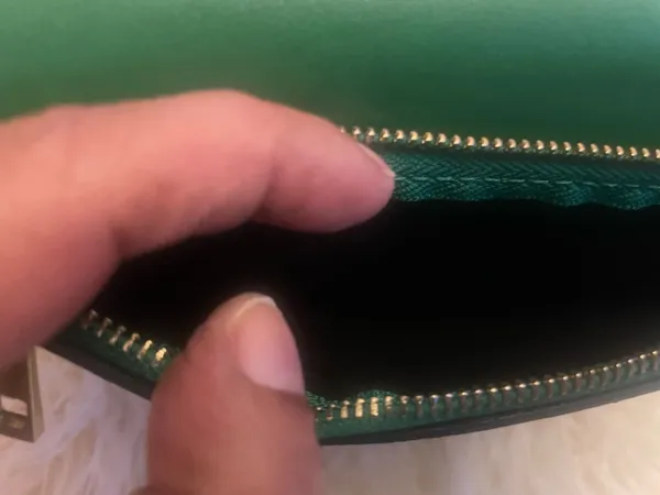 Green Borse In Pellle bag - Image 3