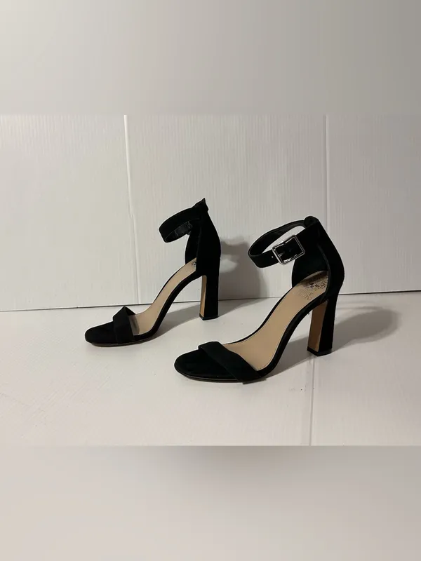 Vince Camuto Acelyn black leather high-heels women size 7 M - Image 2