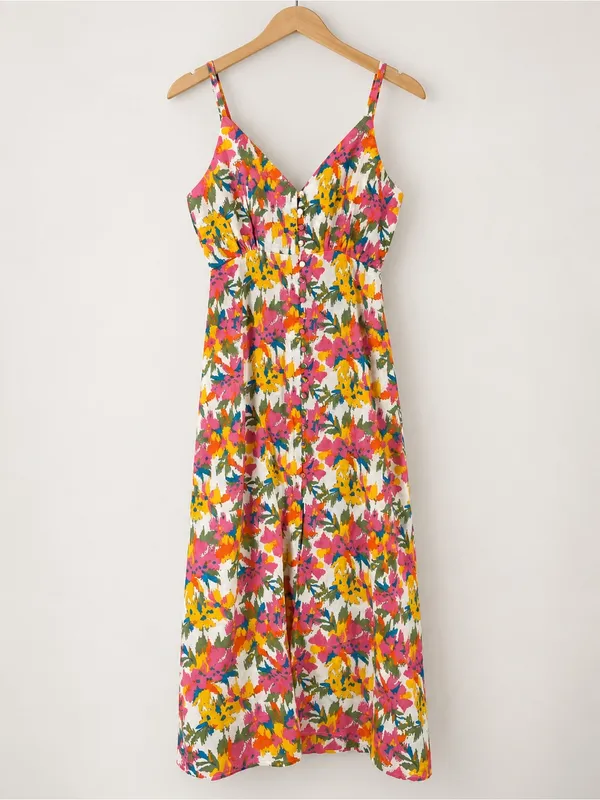 Picture Organic Clothing Bermina Alstro Print Linen Blend Dress M NWT - Image 2