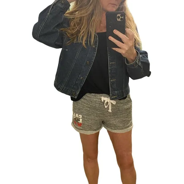 Liz Claiborne Jean Denim Jacket Size Medium - Image 9