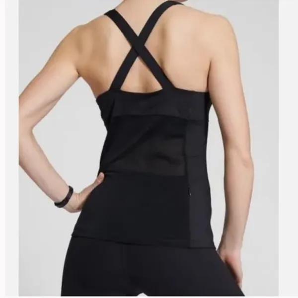 ATHLETA‎ Be bold support tank top NWT SMALL black $69 - Image 2