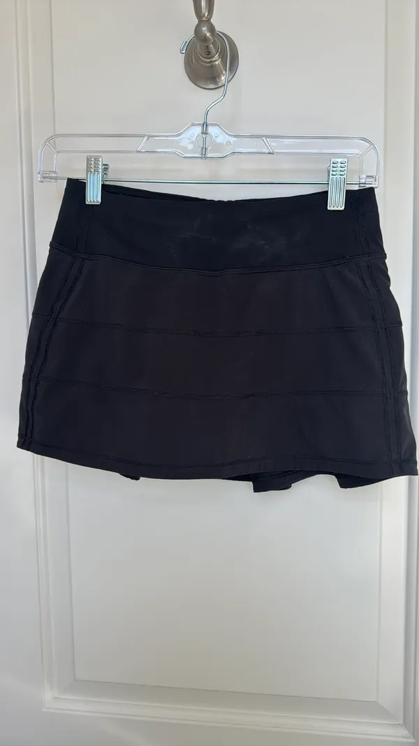 Lululemon Skirt Pace Rival Mid-Rise Black 2 - Image 5
