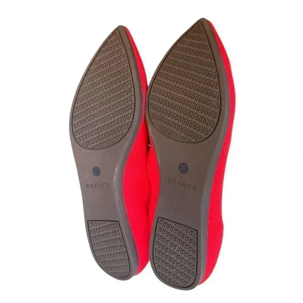 Rothy's Limited Edition The Point Flats in flame retired 10.5 - Image 6