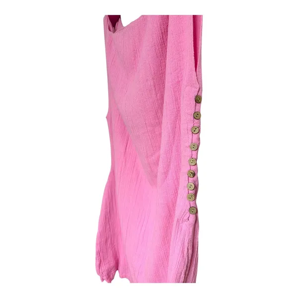 Free People Pink free-est Amaia Mini Dress size Large - Image 4